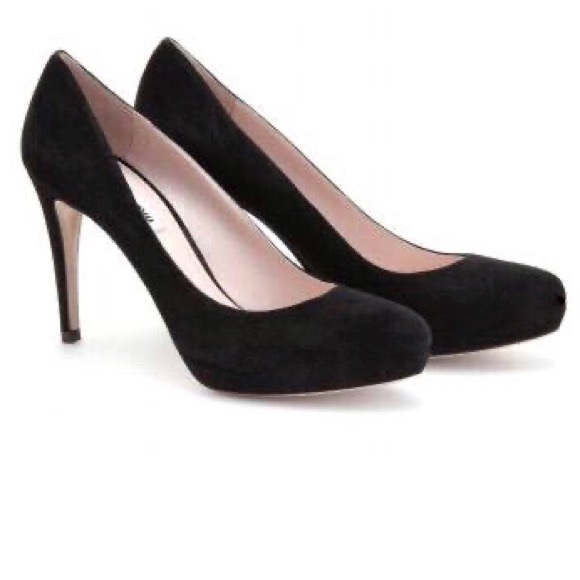 miu miu suede pumps